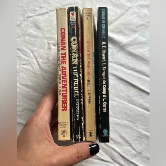 Set of 4 Vintage Conan The Barbarian books. - Picture 2 of 9